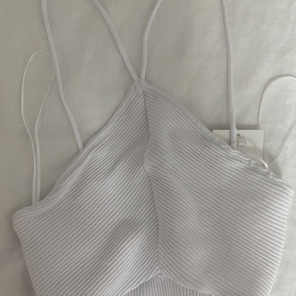 NWT Zara white midi summer dress